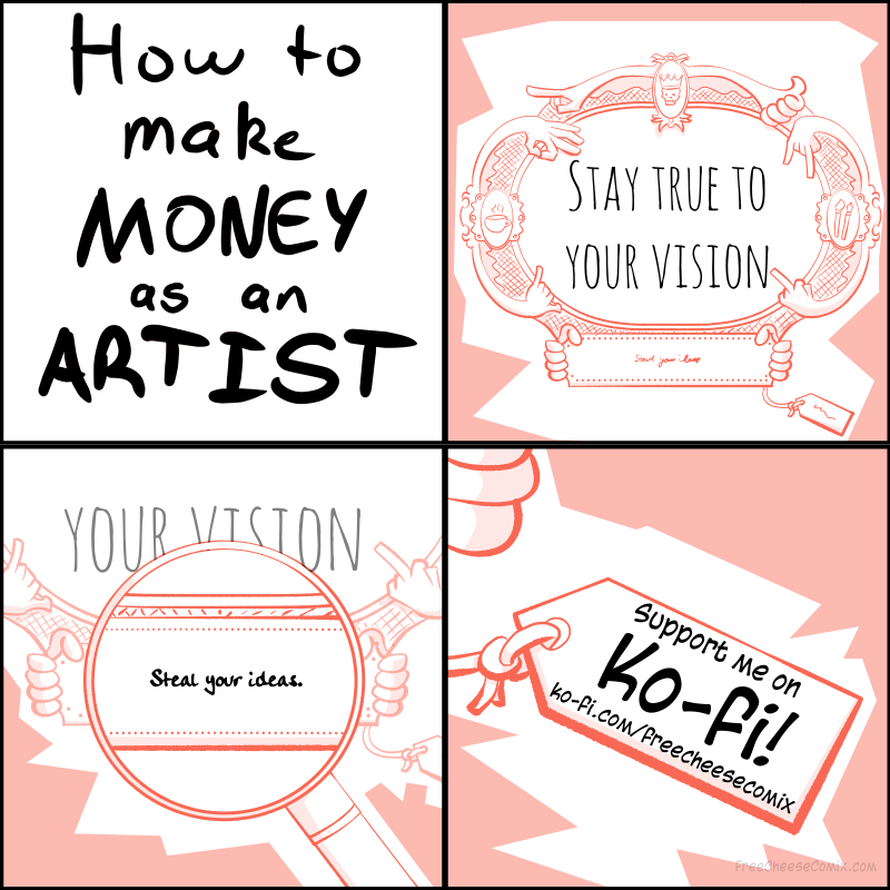 How To Make Money As An Artist Free Cheese Comix - how to make money as an artist